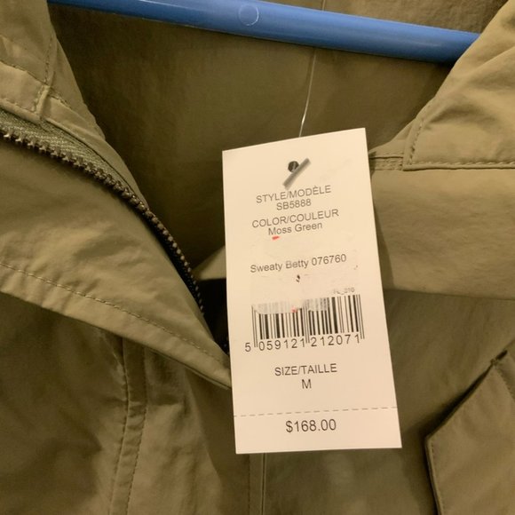 SWEATY BETTY NWTInterstellar Boilersuit in moss green Sz XS - Picture 8 of 10